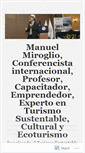 Mobile Screenshot of manuelmiroglio.com