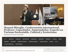 Tablet Screenshot of manuelmiroglio.com